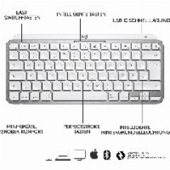 Logitech MX Keys Mini MAC - Tastatur Hintergrundbeleuchtung
