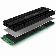 ICY BOX kühlkörper SSD m.2 2280 IB-M2HS-701 black PS5 compatible