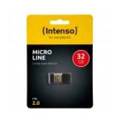 STICK 32GB USB 2.0 Intenso Micro Line Black