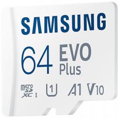 64GB Samsung EVO Plus MicroSDXC 130MB/s +Adapter