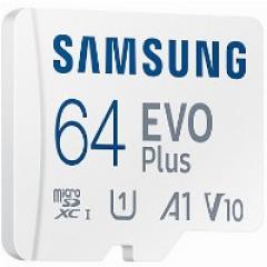 64GB Samsung EVO Plus MicroSDXC 130MB/s +Adapter