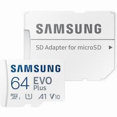 64GB Samsung EVO Plus MicroSDXC 130MB/s +Adapter