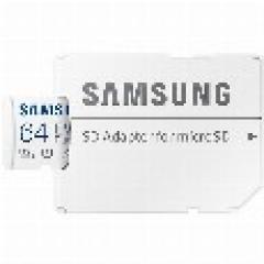 64GB Samsung EVO Plus MicroSDXC 130MB/s +Adapter