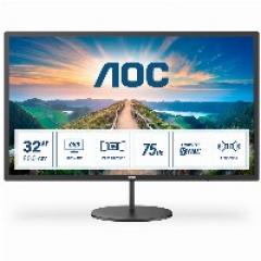 81,3cm/32 (2560x1440) AOC Q32V4 16:9 4ms IPS HDMI DisplayPort VESA Speaker QHD Black