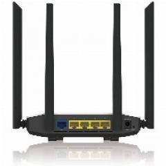ZyXEL NBG6615 - Wi-Fi 5 (802.11ac) - Dual-Band (2,4 GHz/5 GHz) - Eingebauter Ethernet-Anschluss - Schwarz - Weiß - Tabletop-Router