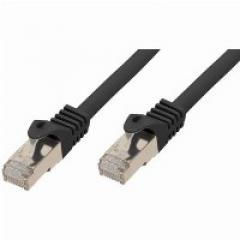 Patchkabel CAT6a RJ45 S/UTP PIMF Halogenfrei 30m Black