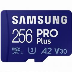 256GB Samsung PRO Plus MicroSDXC 120MB/s +Adapter