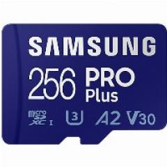 256GB Samsung PRO Plus MicroSDXC 120MB/s +Adapter