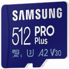 512GB Samsung PRO Plus MicroSDXC 120MB/s +Adapter