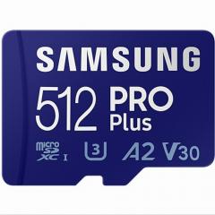 512GB Samsung PRO Plus MicroSDXC 120MB/s +Adapter