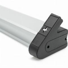 Steckdosenleiste 4x Stecker 2xUSB Port Schalter Digitus Black Silver
