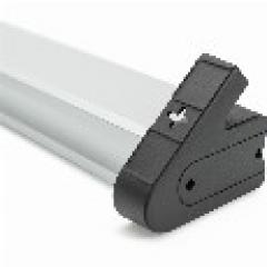 Steckdosenleiste 4x Stecker 2xUSB Port Schalter Digitus Black Silver