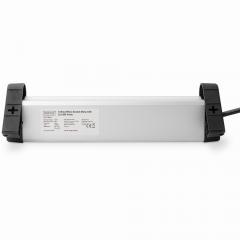Steckdosenleiste 4x Stecker 2xUSB Port Schalter Digitus Black Silver