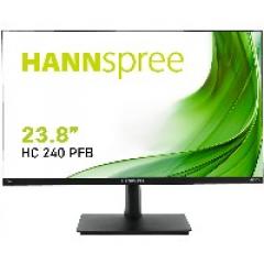 60,45cm/23,8 (1920x1080) Hannspree HC240PFB 16:9 5ms VGA HDMI DisplayPort VESA Tilt Speaker Full HD Black