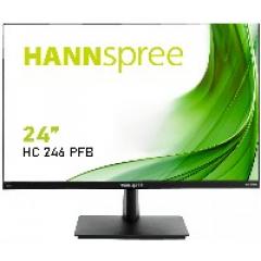 61cm/24 (1920x1200) Hannspree HC246PFB 16:10 5ms VGA HDMI DisplayPort VESA Tilt Speaker WUXGA Black