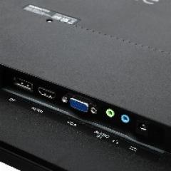 61cm/24 (1920x1200) Hannspree HC246PFB 16:10 5ms VGA HDMI DisplayPort VESA Tilt Speaker WUXGA Black