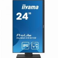 61cm/24 (1920x1080) iiyama ProLite XUB2493HS-B4 16:9 4ms IPS HDMI VGA DisplayPort VESA Pivot Speaker Full HD Black