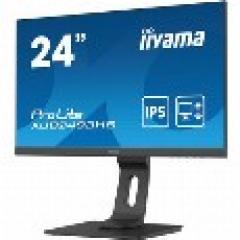 61cm/24 (1920x1080) iiyama ProLite XUB2493HS-B4 16:9 4ms IPS HDMI VGA DisplayPort VESA Pivot Speaker Full HD Black