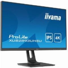 71cm/28 (3840x2160) iiyama ProLite XUB2893UHSU-B1 16:9 3ms IPS HDMI DisplayPort VESA Pivot Speaker 4K Black