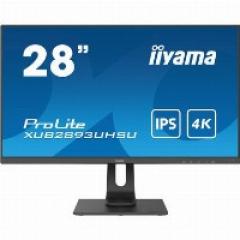71cm/28 (3840x2160) iiyama ProLite XUB2893UHSU-B1 16:9 3ms IPS HDMI DisplayPort VESA Pivot Speaker 4K Black
