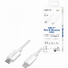 KAB LogiLink USB-C > Lightning (ST-ST) 1m White