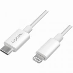KAB LogiLink USB-C > Lightning (ST-ST) 1m White