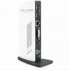 Delock USB 3.0 Port Repli, HDMI, DVI, USB3, GBLAN