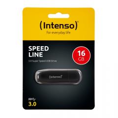 STICK 16GB USB 3.0 Intenso Speed Line Black