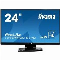 24/60,5cm (1920x1080) iiyama ProLite T2454MSC-B1AG 16:9 5ms Touchscreen VGA USB HDMI VESA Speaker Full HD Black