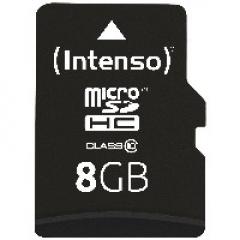8GB Intenso MicroSDHC 20MB/s +Adapter