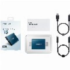 500GB Samsung Portable T5 USB3.1 Gen2 Blau retail