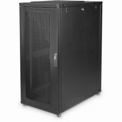 Serverschrank 19 26HE Digitus 1260x600x1000 mm, Farbe black (RAL 9005), perforierte Tür