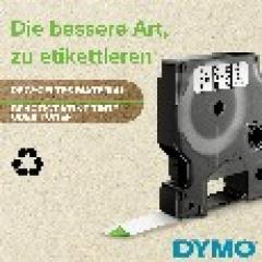 Dymo LabelWriter - D1 Etiketten Selbstklebend - 12 mm x 7 m - Schwarz auf Gelb - (S0720580)