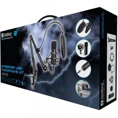 MMZ Broadcast Sandberg Streamer USB Microphone Kit