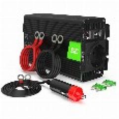Green Cell KFZ Spannungswandler Power Inverter 12V > 230V 300W Black