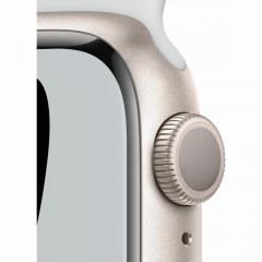 Apple Watch Series 7 Nike Aluminium 41mm Sternenlicht (Sportarmband platinum/schwarz) *NEW*