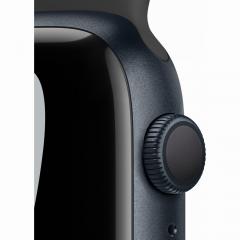 Apple Watch Series 7 Nike Aluminium 45mm Mitternacht (Sportarmband anthrazit/schwarz) *NEW*