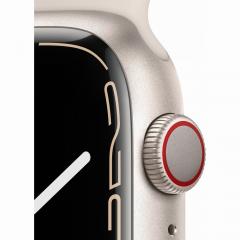 Apple Watch Series 7 Aluminium 45mm Cellular Sternenlicht (Sportarmband sternenlicht) *NEW*