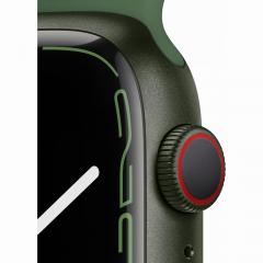 Apple Watch Series 7 Aluminium 45mm Cellular Grün (Sportarmband klee) *NEW*