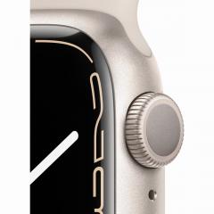 Apple Watch Series 7 Aluminium 41mm Sternenlicht (Sportarmband sternenlicht) *NEW*