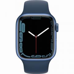 Apple Watch Series 7 Aluminium 41mm Blau (Sportarmband abyssblau) *NEW*