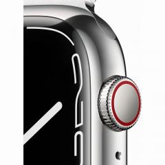 Apple Watch Series 7 Edelstahl 45mm Cellular Silber (Milanaise silber) *NEW*