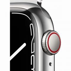 Apple Watch Series 7 Edelstahl 41mm Cellular Silber (Milanaise silber) *NEW*