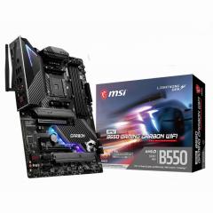AM4 MSI B550 GAMING CARBON WIFI ATX (M.2 Port, PCIe 3.0 x 4, NVMe PCI:3 PCIe:2 RAM:4)