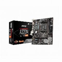AM4 MSI A320M-A PRO MAX mATX (M.2 Port, PCIe 3.0 x 4, NVMe PCI:1 PCIe:1 RAM:4)