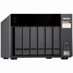 6-Bay QNAP TS-673-8G AMD R series RX-421ND 4-core 2.1 GHz, Turbo Core to 3.4 GHz Single PSU, 250W
