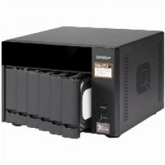 6-Bay QNAP TS-673-8G AMD R series RX-421ND 4-core 2.1 GHz, Turbo Core to 3.4 GHz Single PSU, 250W