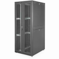 Serverschrank 19 42HE Digitus 1970x800x1000 mm, Farbe black (RAL 9005), perforierte Tür