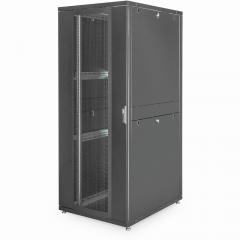 Serverschrank 19 42HE Digitus 1970x800x1000 mm, Farbe black (RAL 9005), perforierte Tür