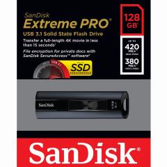 STICK 128GB USB 3.2 SanDisk Extreme Pro black